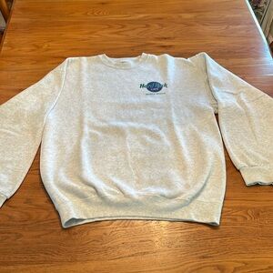 Hard Rock Cafe Gray Rock n Roll Sweatshirt Large